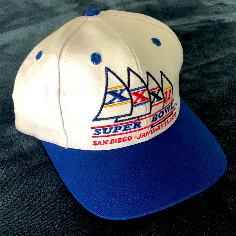 Vintage Denver Broncos 1998 Logo 7 Super Bowl adjustable hat